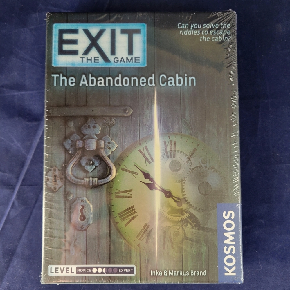 Exit The Game: The Abandoned Cabin by Thames & Kosmos Escape Room SEALED All Age